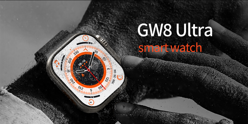 GW8 Ultra Smartwatch New Sport Fitness Tracker Wristwatch