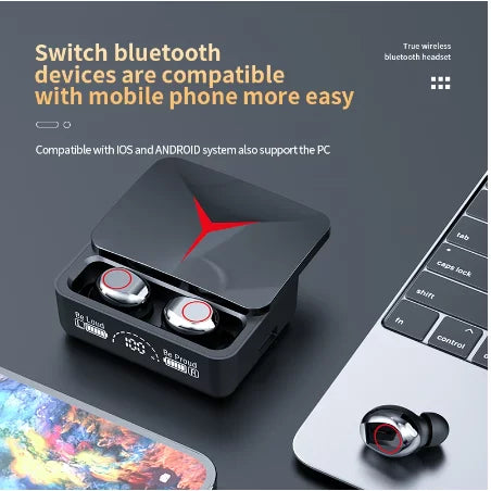 M90 Pro Original TWS Wireless Headphone Gaming Earphone [FREE DELIVERY]