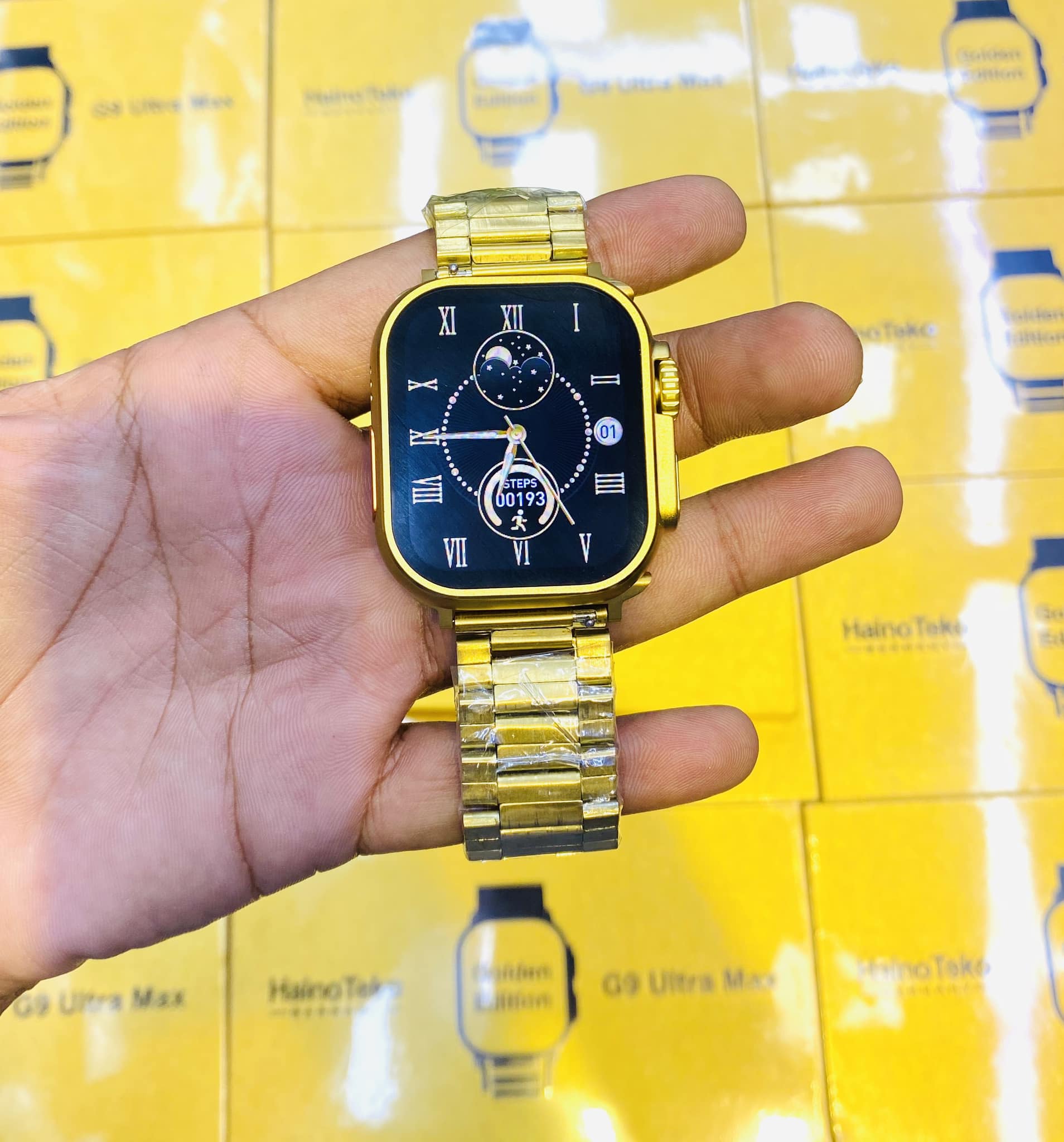 G9 Ultra Max Gold Smartwatch