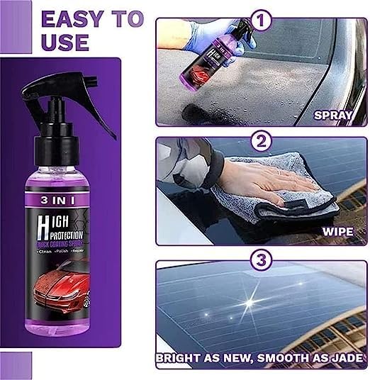 3 In 1 High Protection Quick Car Coating Spray