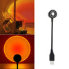 USB Sunset Lamp Projector - Multi Color with Remote