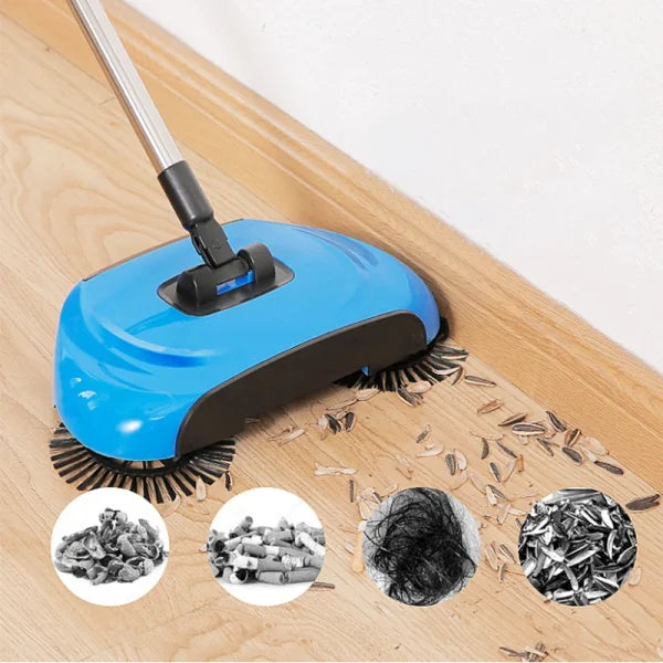 Sweep Drag All In One Hand Push Type Stainless Steel Household Vacuum Cleaner