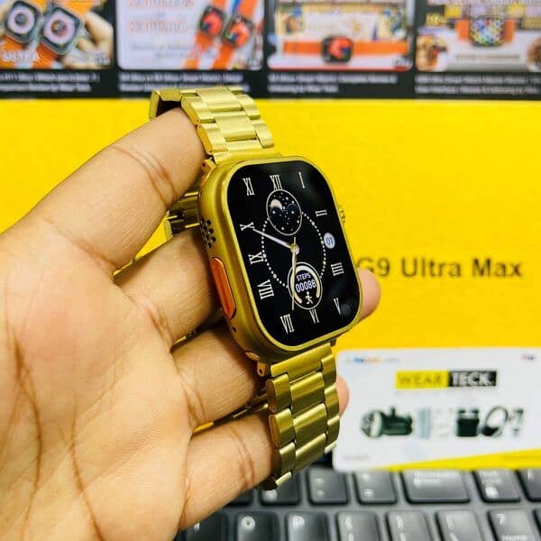 G9 Ultra Max Gold Smartwatch