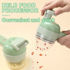 4 in 1 Vegetable Cutter Handheld Electric Vegetables Slicer Set