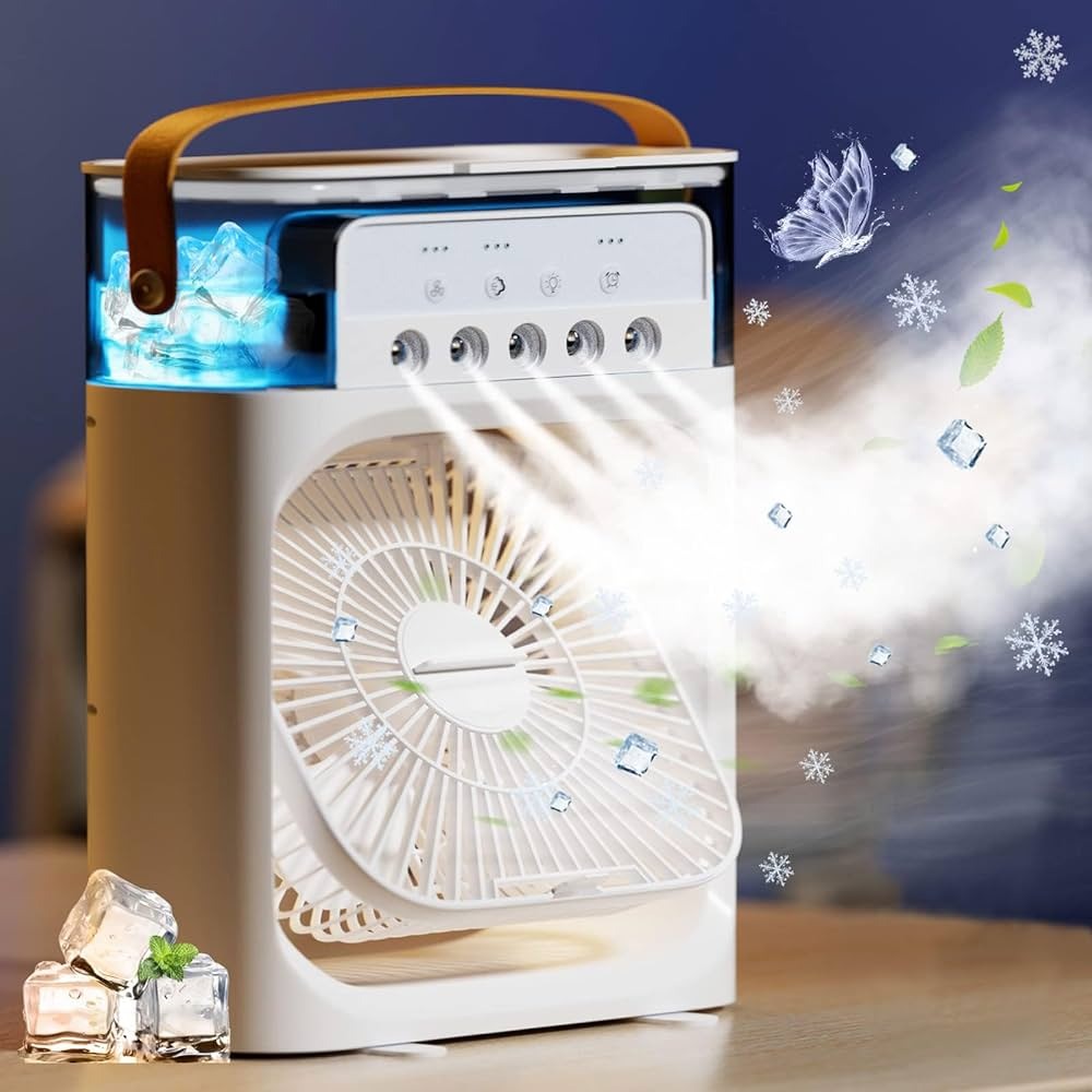 3 In 1 Air Humidifier Cooling USB Fan