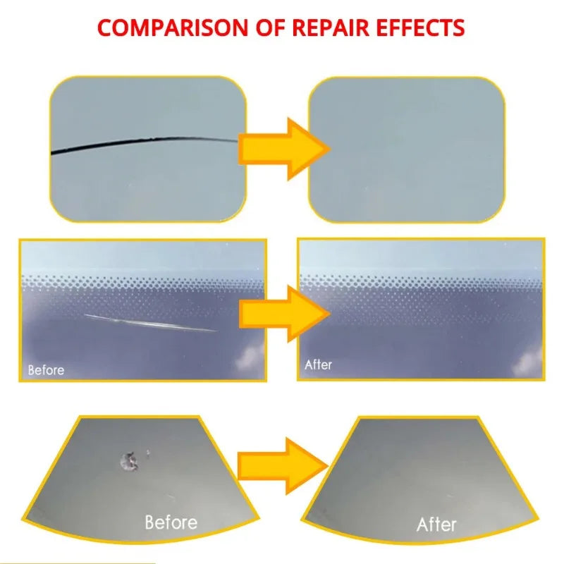 Glass Repair Kit, Quick Fix Cracked Glass [ Free Delivery ]