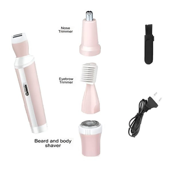 Kemei 4 In 1 Rechargeable Hair Remover Shaver Ladies Epilator – Km-3024