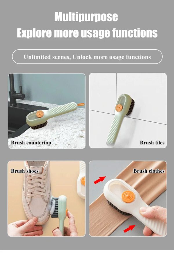 Multi-purpose Shoe Brush Cleaning Brush Clothes Board Brush Household Cleaning Tools